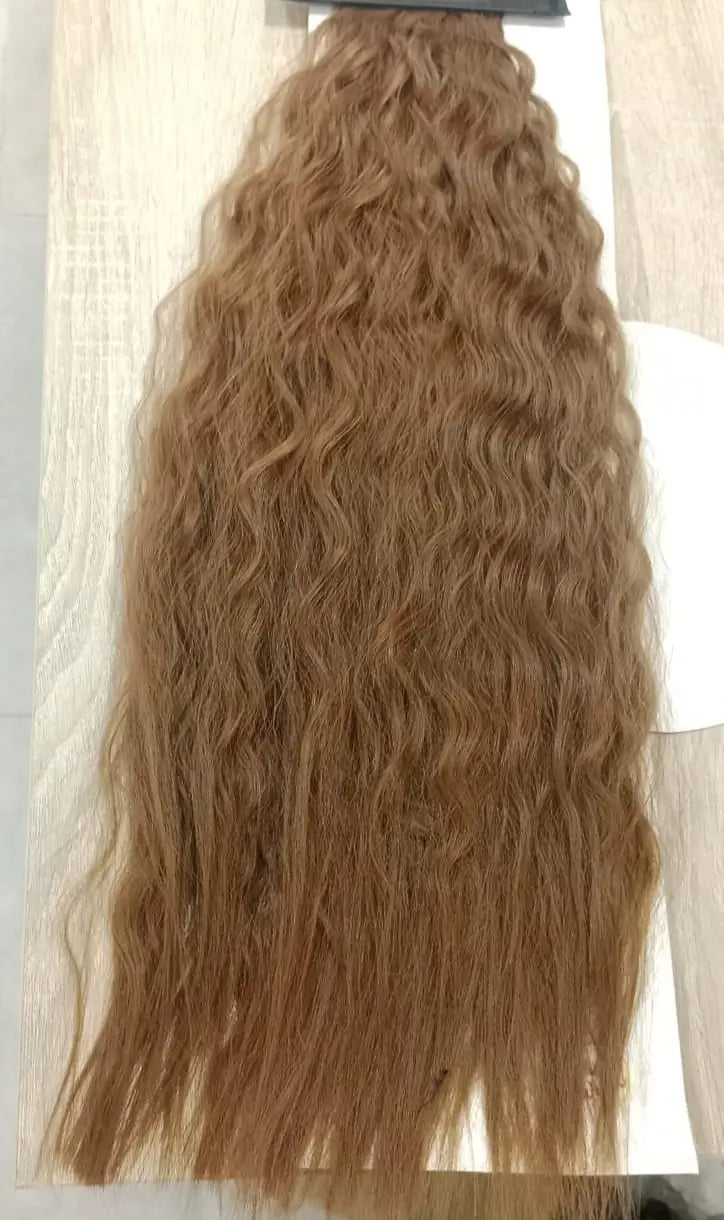 Curly ponytail extension