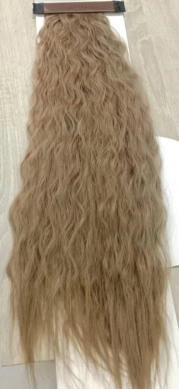 Curly ponytail extension