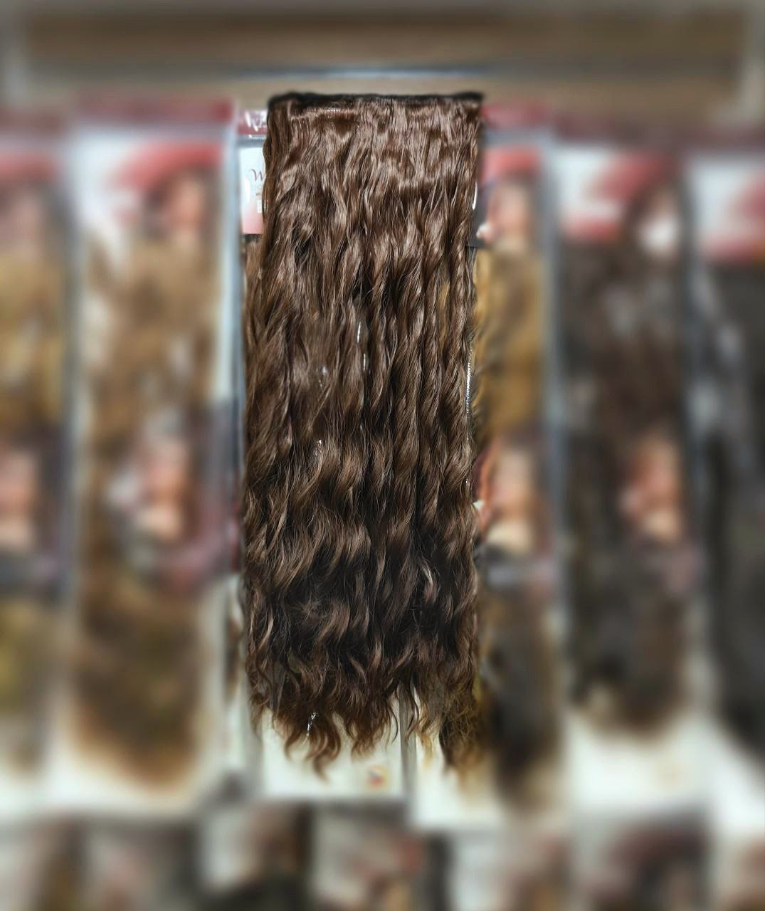 Curly hair extension Short