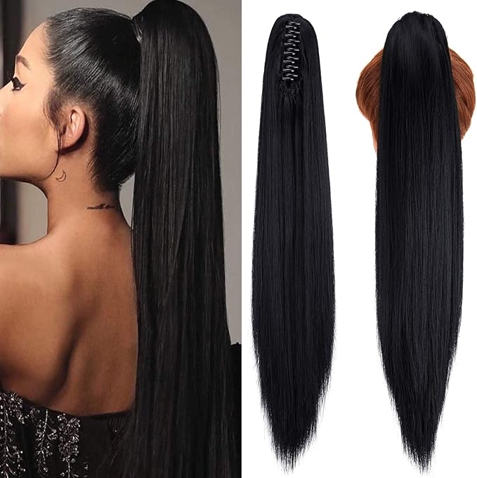 Claw clip ponytail seamless