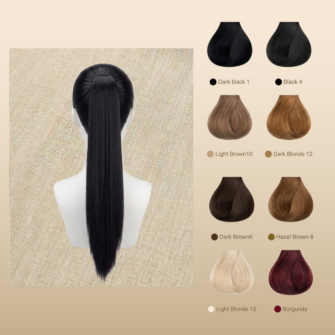 Claw clip ponytail seamless