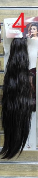Claw clip ponytail curly
