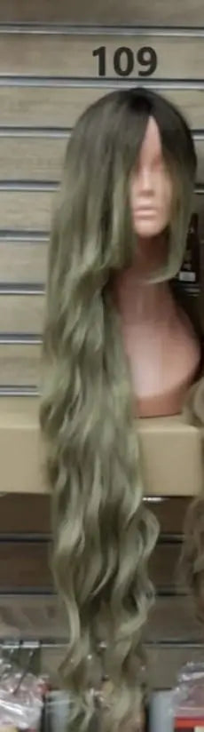 باروكه شعر طويل جدًا مع غرة ستارية