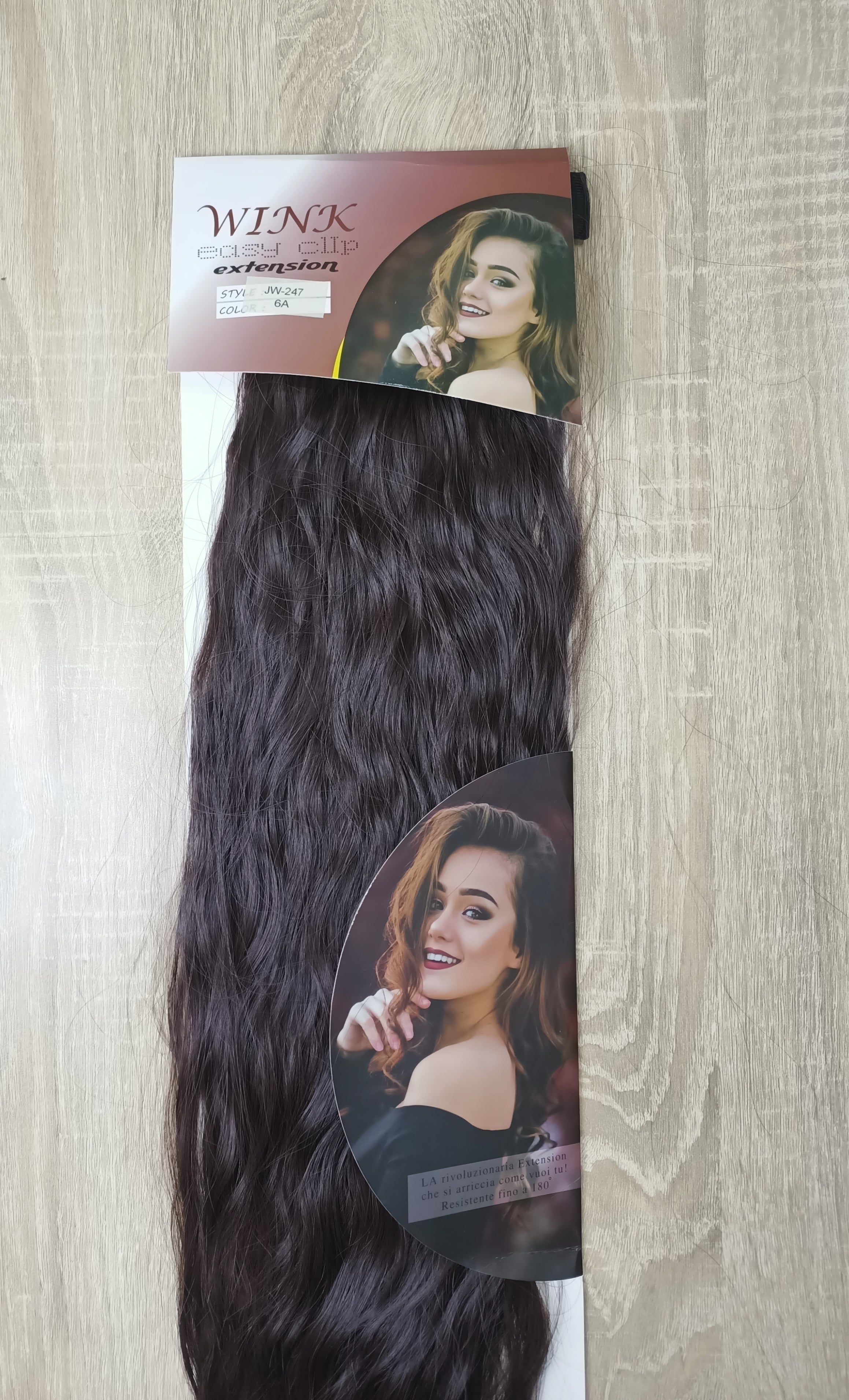 Curly ponytail extension