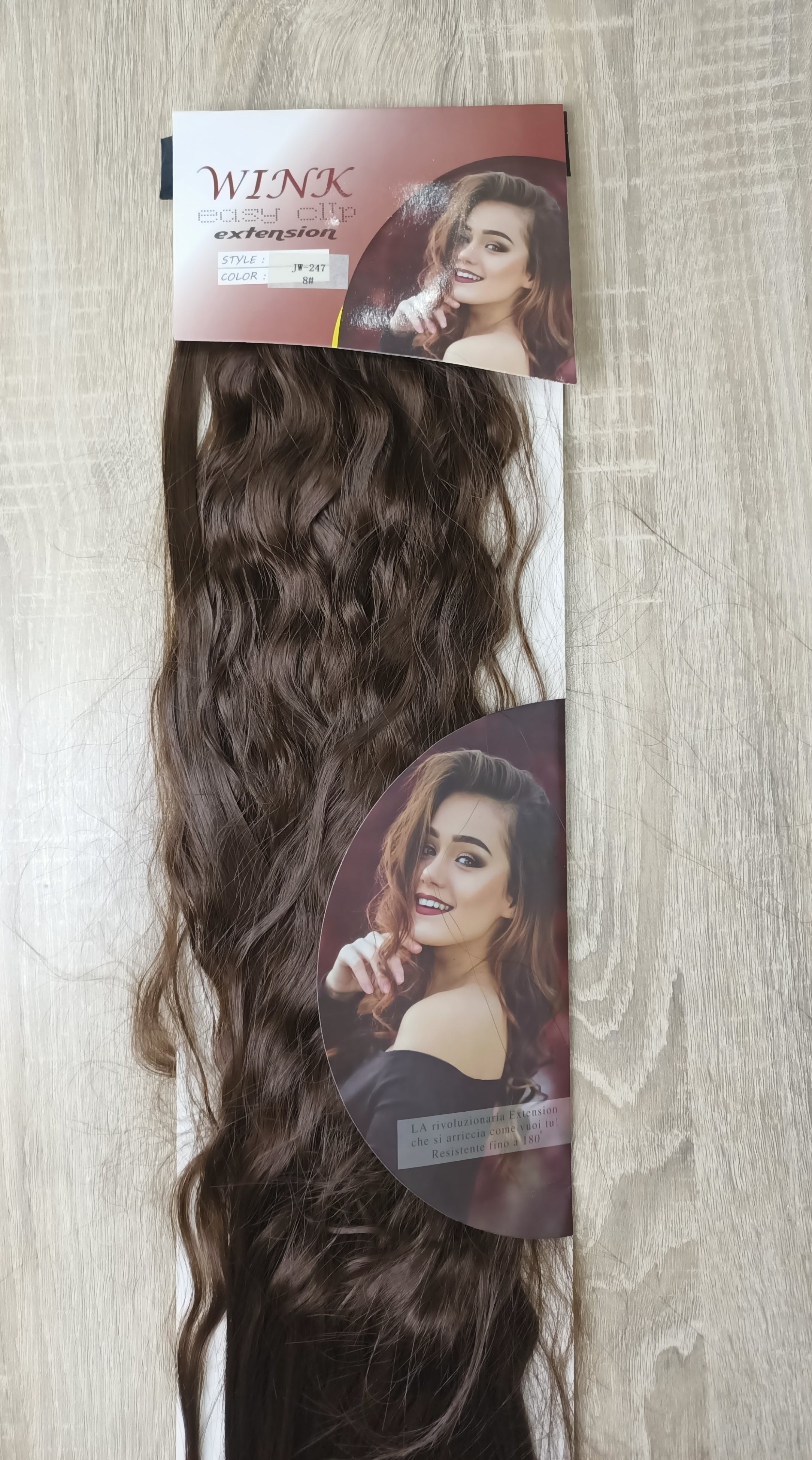 Curly ponytail extension