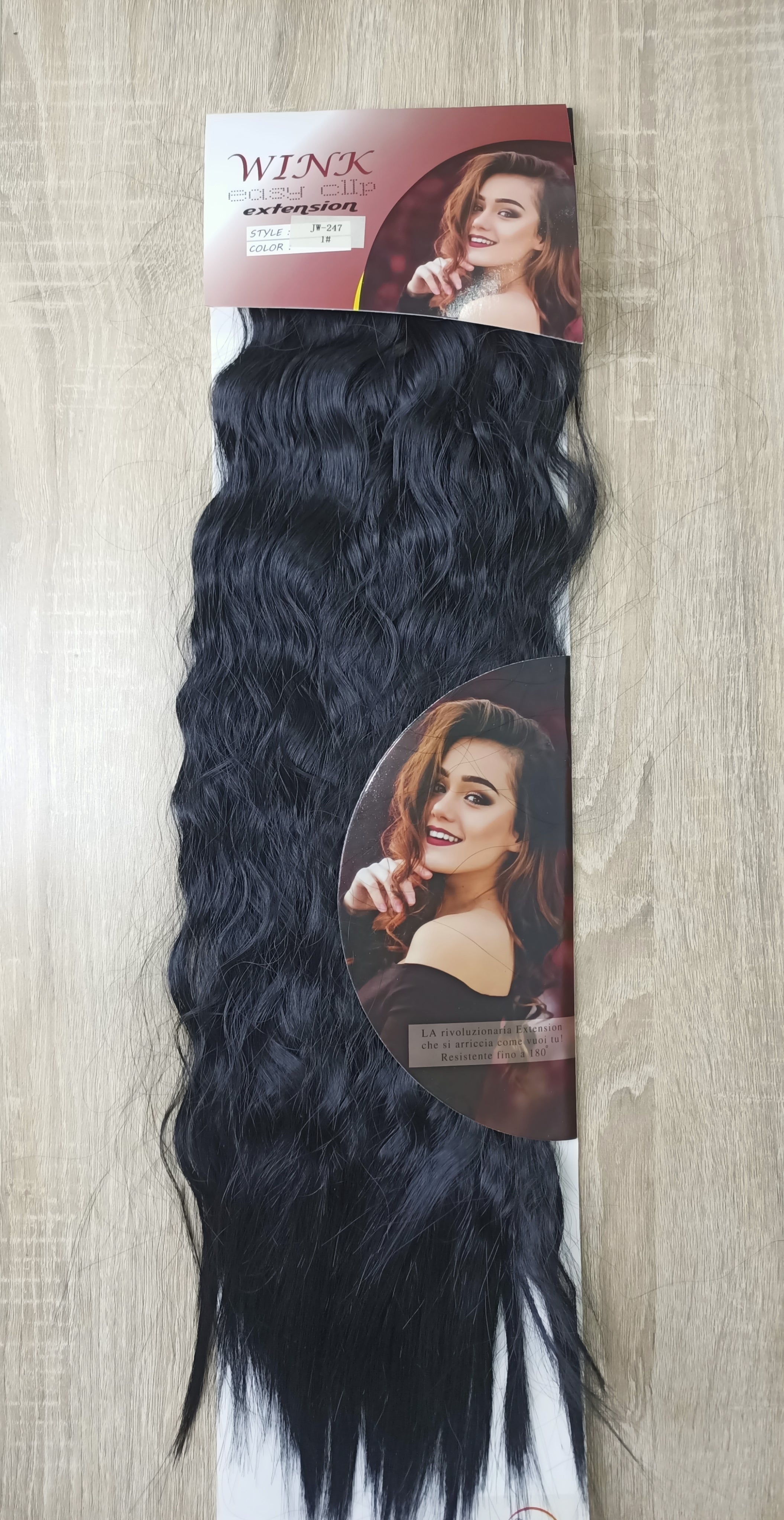 Curly ponytail extension