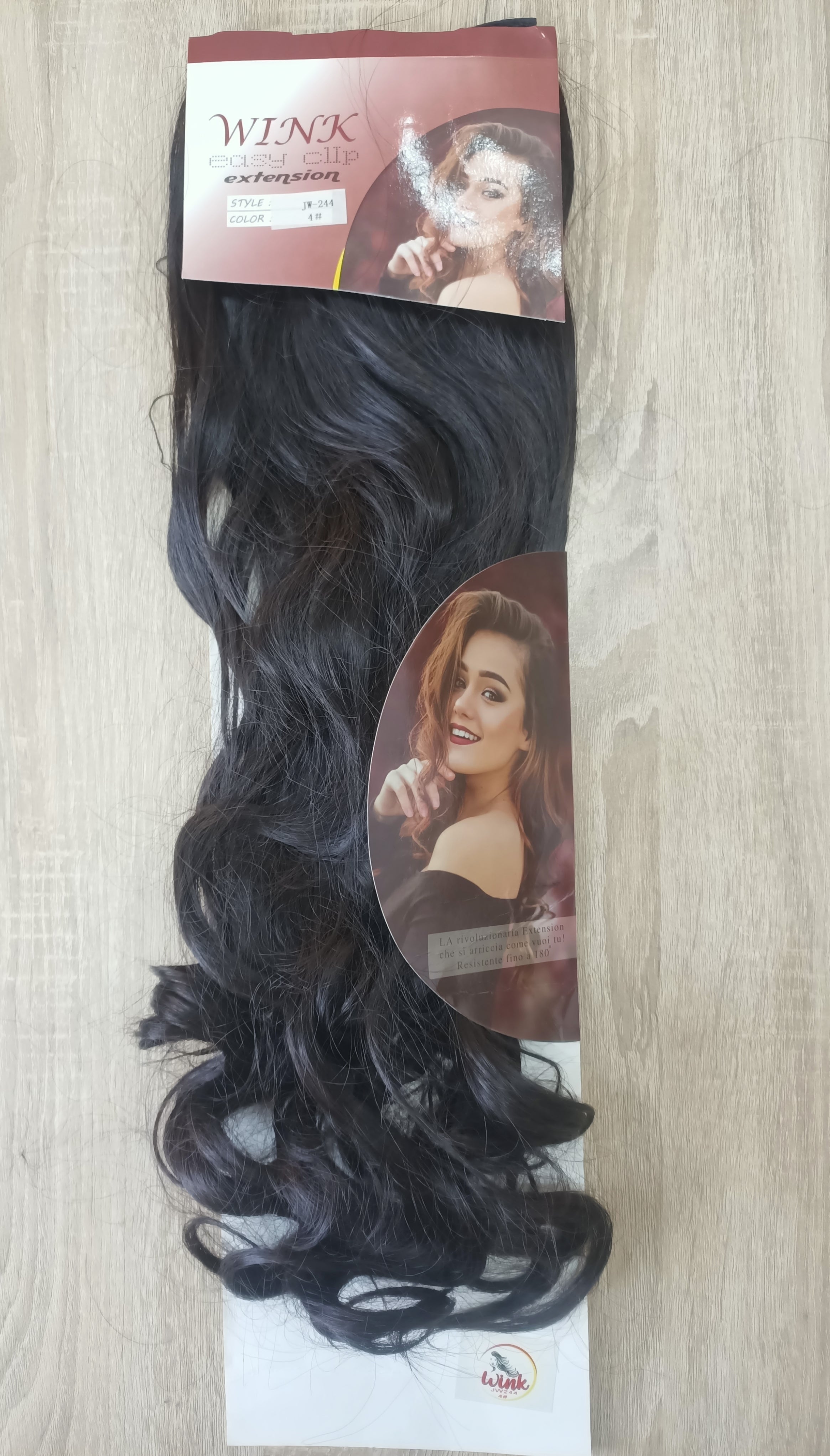 Wavy hair extension