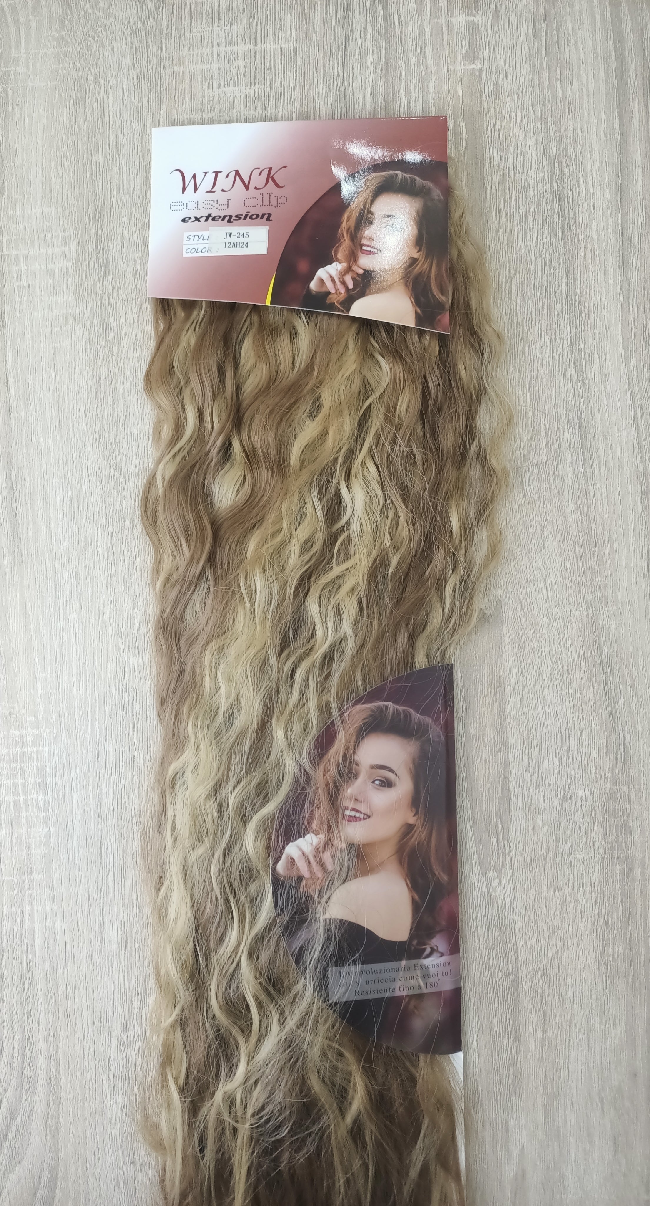 Curly hair extension