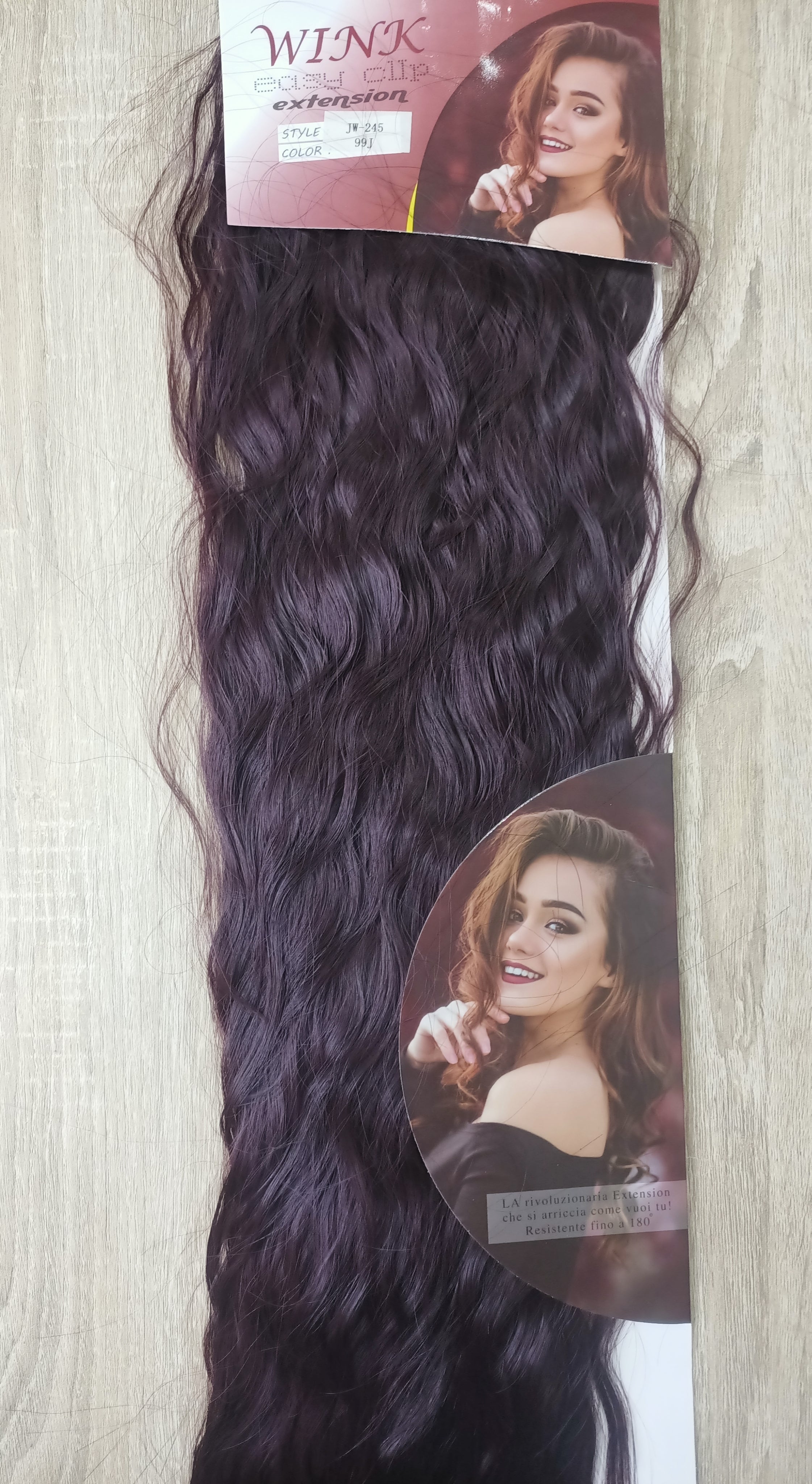 Curly hair extension