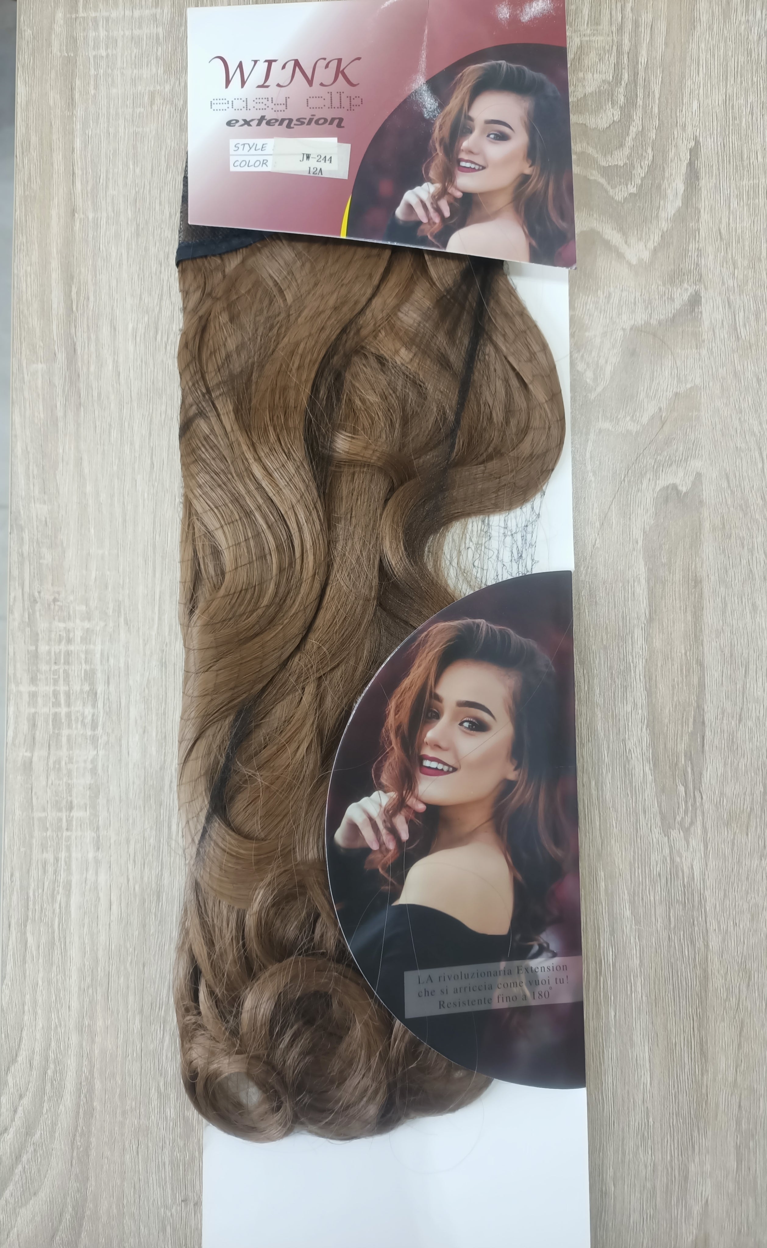 Wavy hair extension
