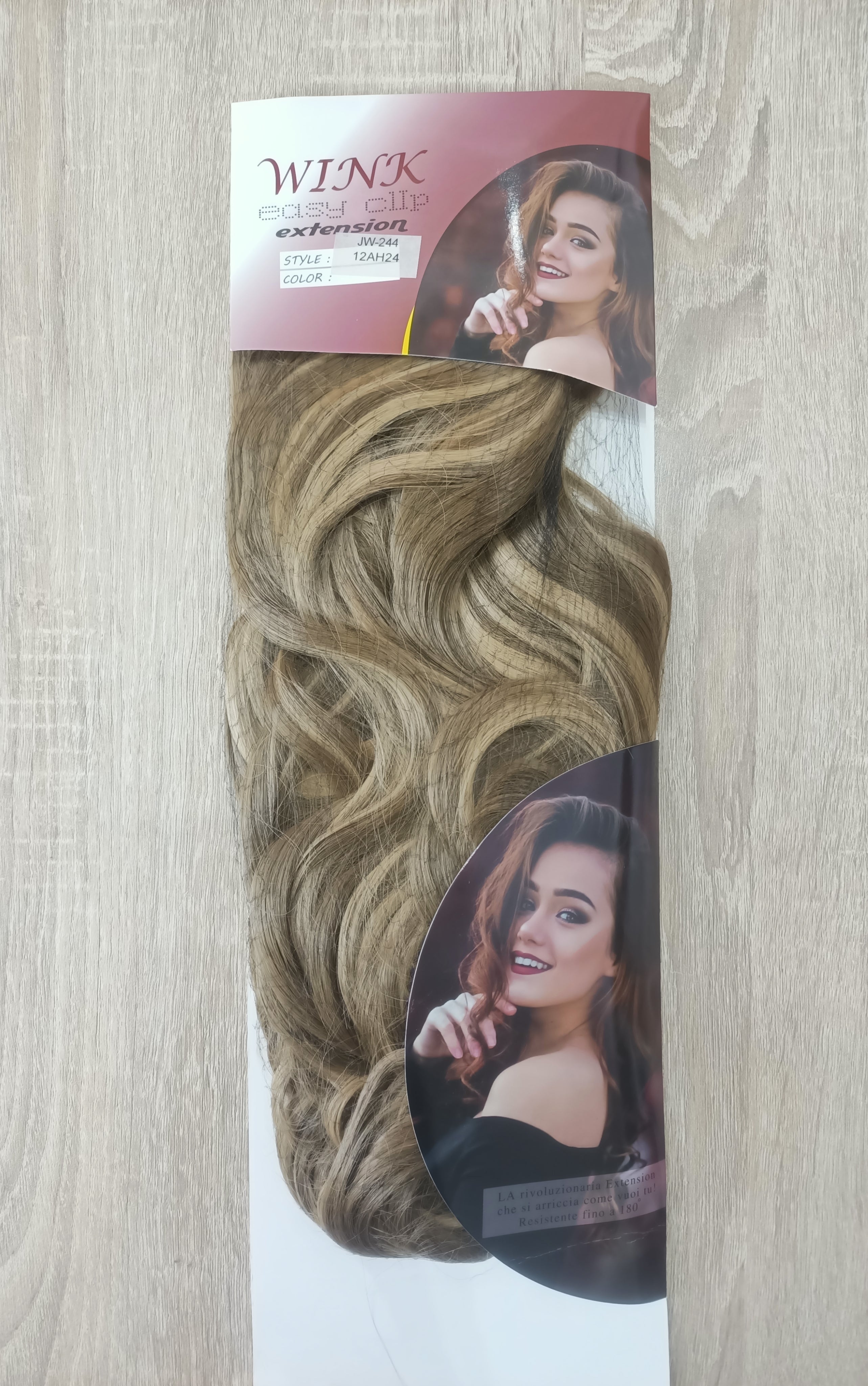 Wavy hair extension