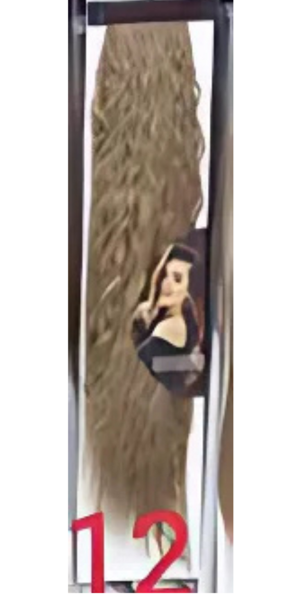 Curly ponytail extension