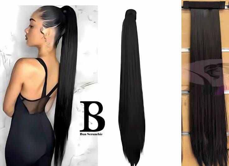 Seamless ponytail extension