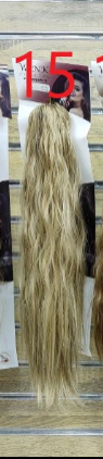 Claw clip ponytail curly