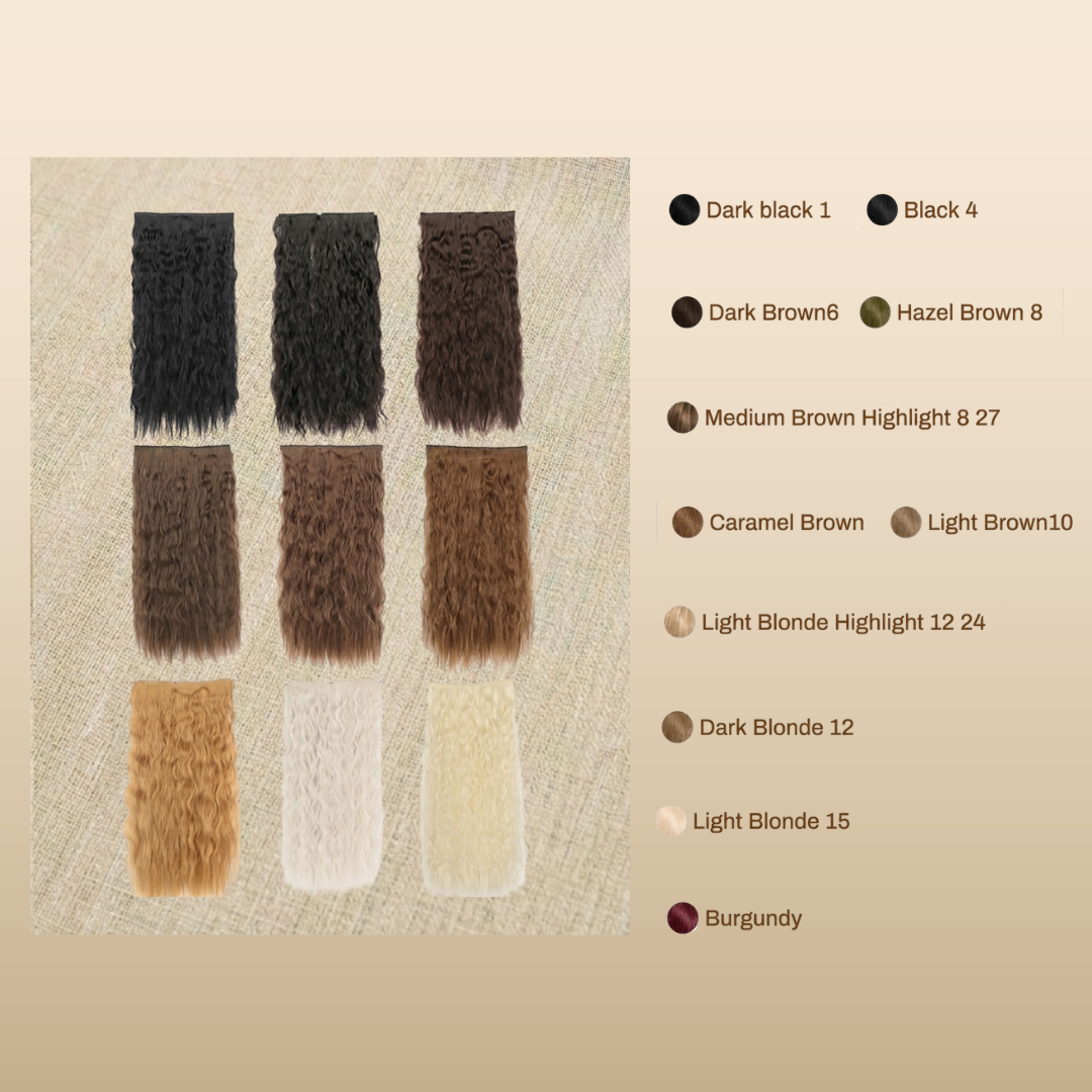 Curly hair extension