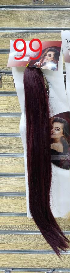 Claw clip ponytail seamless