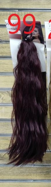 Claw clip ponytail curly