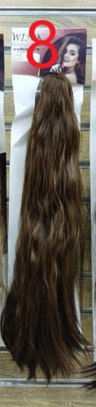 Claw clip ponytail curly