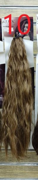 Claw clip ponytail curly