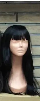 Layered wig with a French cut
