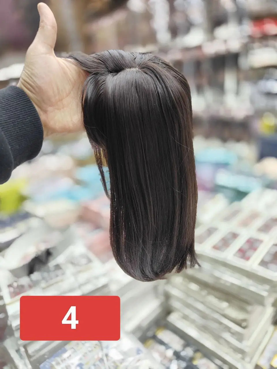 Topper Hair Extension With a French cut