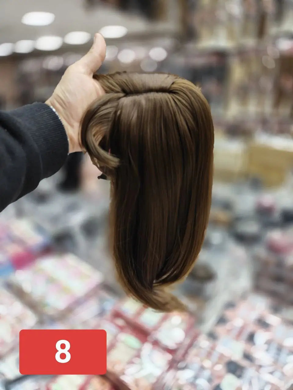 Topper Hair Extension With a French cut