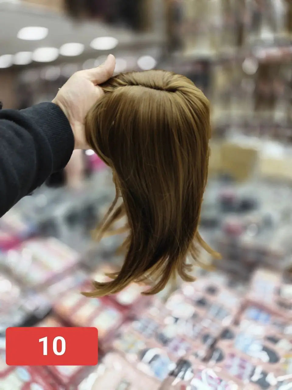 Topper Hair Extension With a French cut