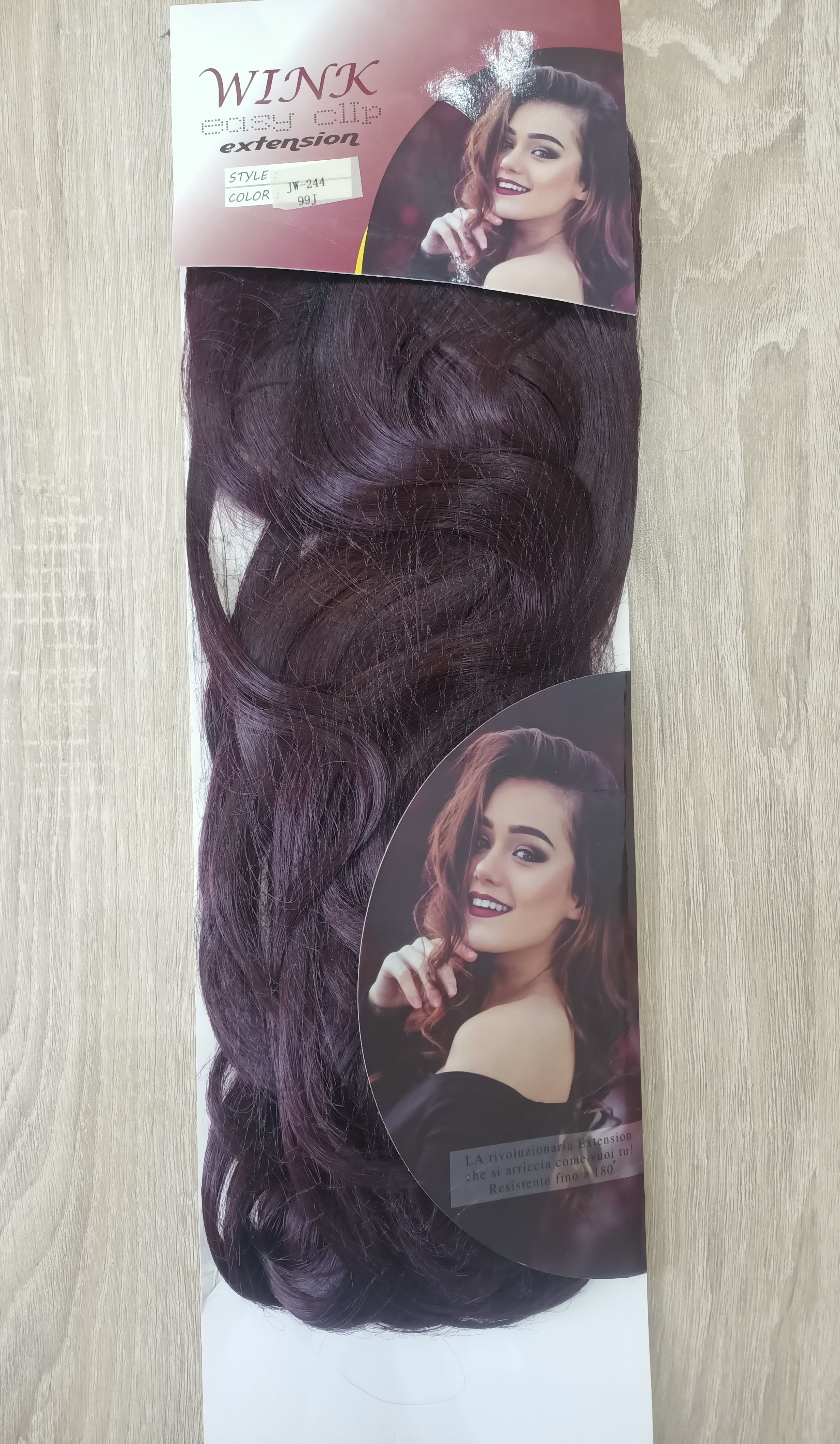 Wavy hair extension